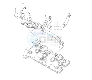 FZ8-N 800 drawing SECONDARY AIR SYSTEM