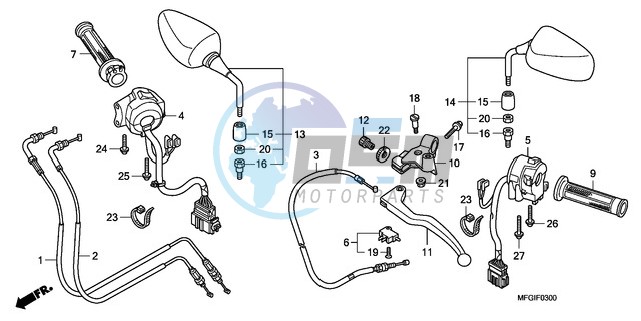 HANDLE LEVER/SWITCH/ CABLE