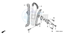 TRX680FAC drawing CAM CHAIN/ TENSIONER