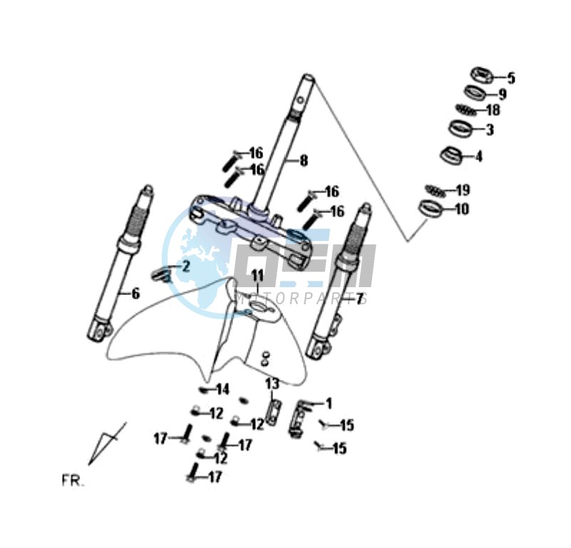 STEERING  STEM FRONT CUSHION