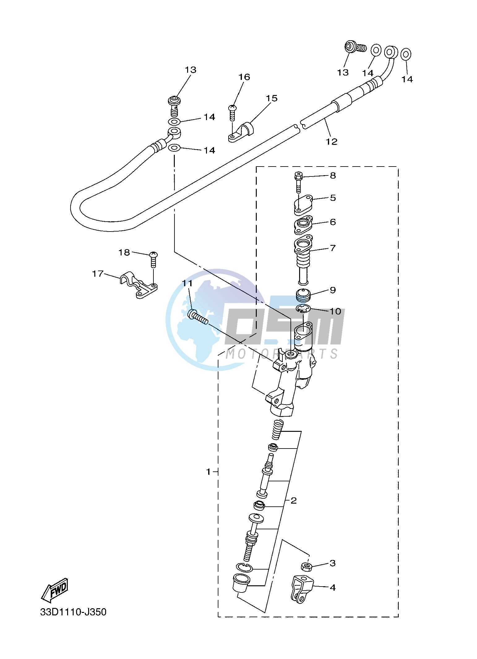 REAR MASTER CYLINDER