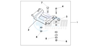 FJS600D 400 SILVER WING drawing CARRIER BRACKET