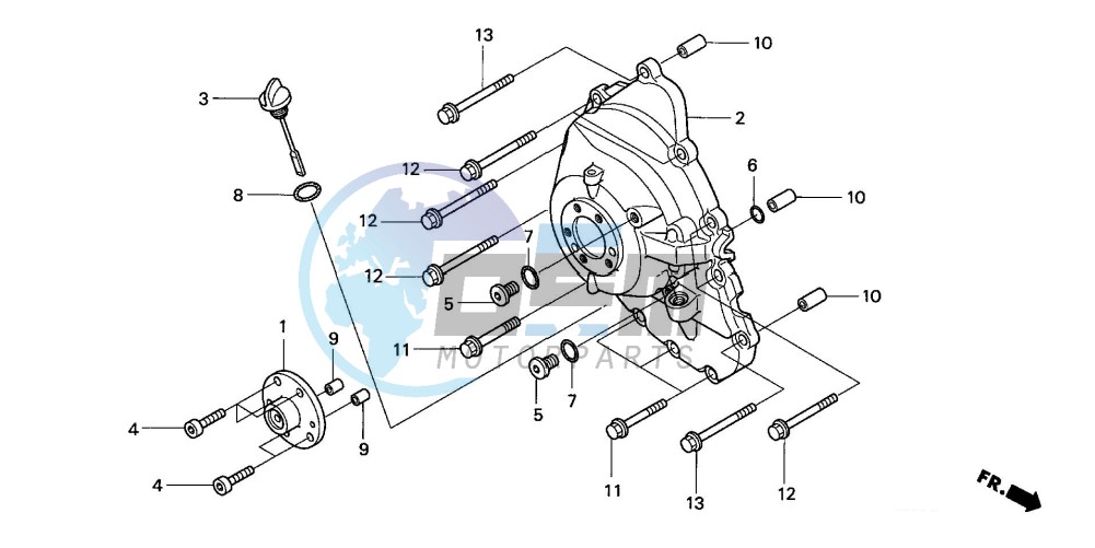 RIGHT CRANKCASE COVER