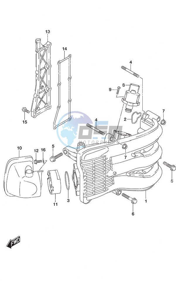 Intake Manifold/ Silencer/Exhaust Cover