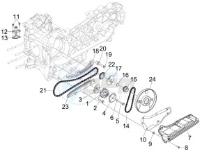 MP3 300 YOURBAN LT RL-SPORT NOABS E4 (EMEA) drawing Oil pump