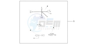 SH300AR9 UK - (E / ABS MKH SPC) drawing HEATED GRIP ATT.