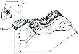 Zip 50 fast rider RST drawing Air Cleaner