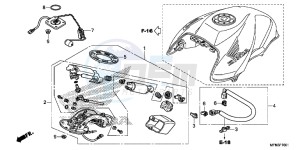 CB1000RAE CB1000R ABS E drawing FUEL PUMP