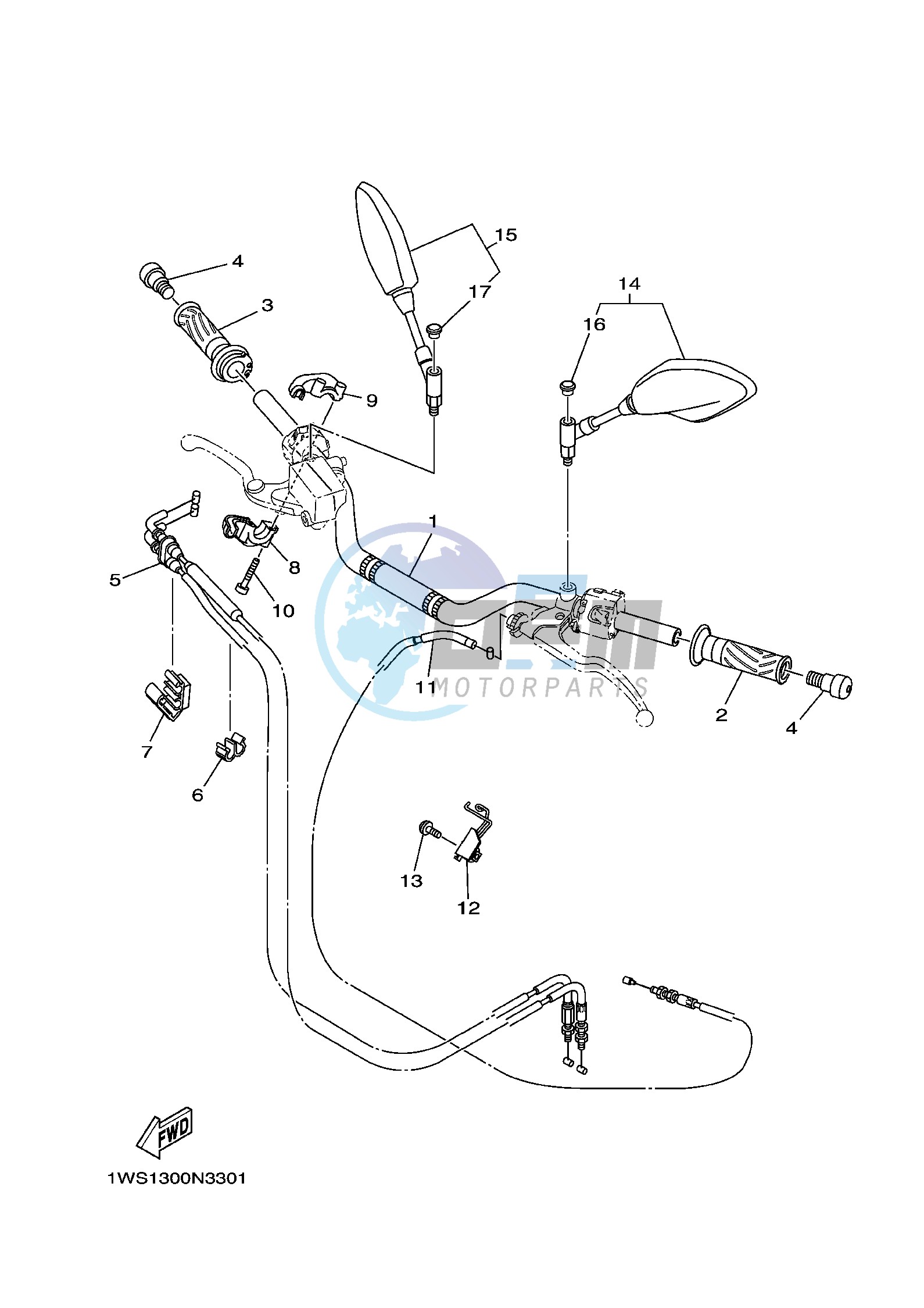 STEERING HANDLE & CABLE