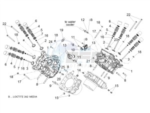 DORSODURO 900 E4 ABS (NAFTA) drawing Cylinder head - valves