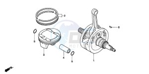 CRF450X drawing CRANKSHAFT/PISTON