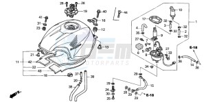 CBR600FR drawing FUEL TANK