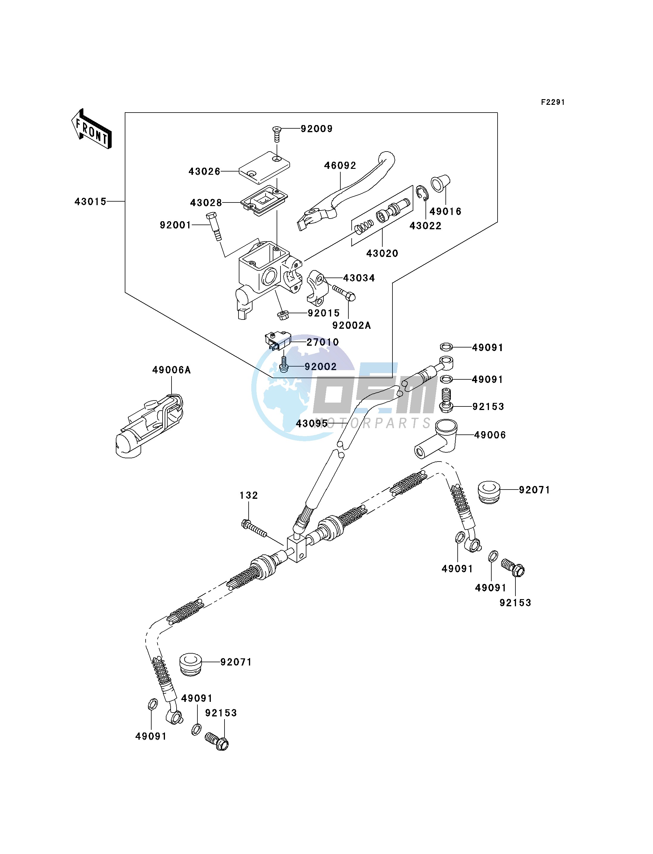 FRONT MASTER CYLINDER