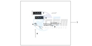 CB1000RA9 UK - (E / ABS MPH) drawing GRIP HEATER(12A)