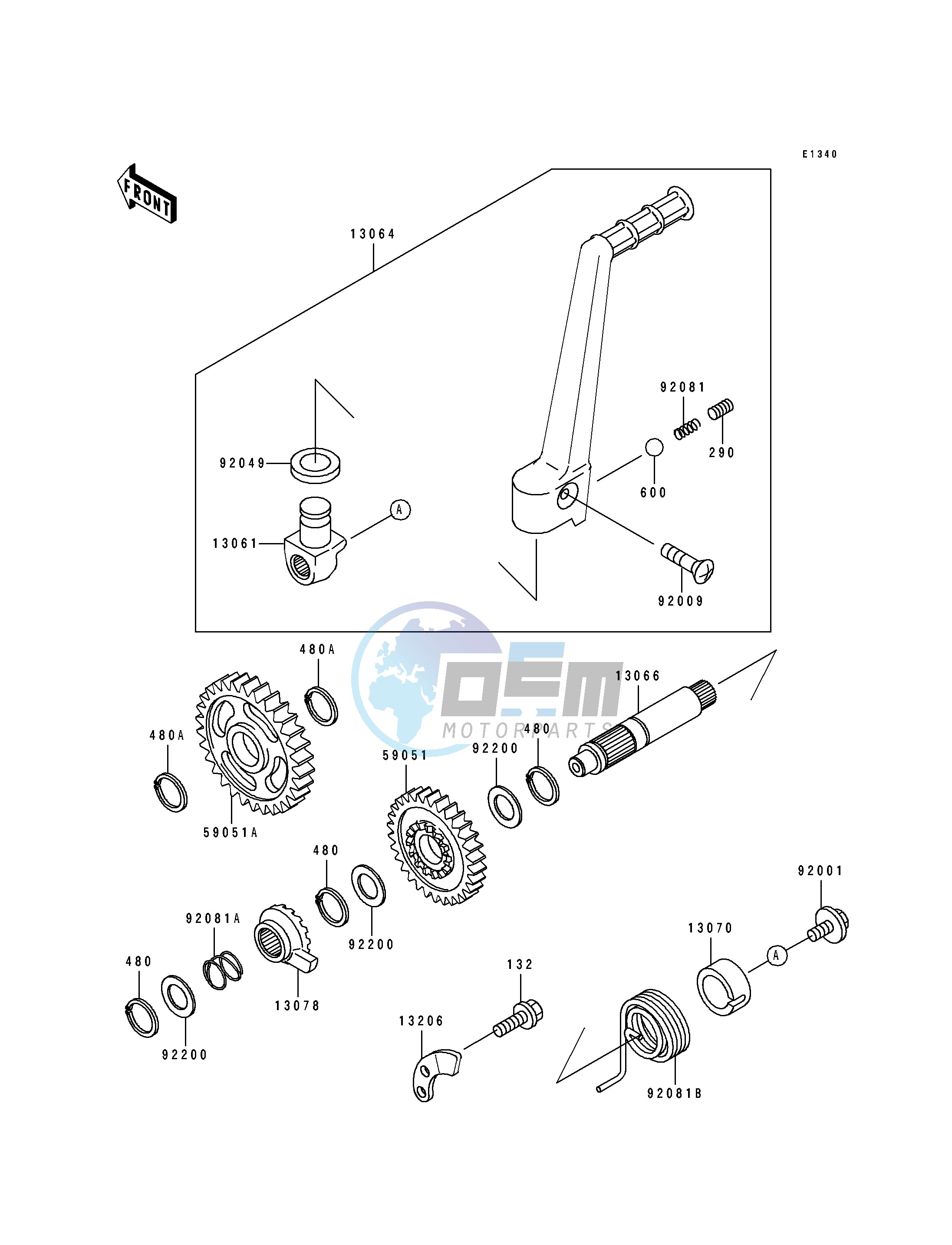 KICKSTARTER MECHANISM