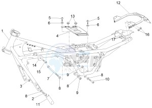 V7 II Stornello ABS 750 drawing Frame I