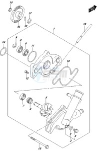 DL650 drawing WATER PUMP