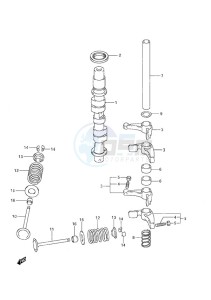 DF 9.9A drawing Camshaft Non-Remote Control