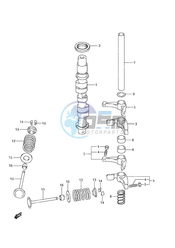 Camshaft Non-Remote Control