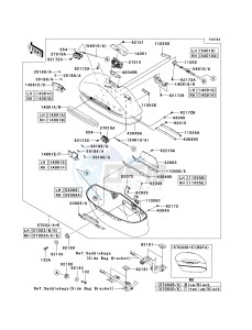 VN 1700 B [VULCAN 1700 VOYAGER ABS] (9FA) B9F drawing SADDLEBAGS -- SIDE BAG- -