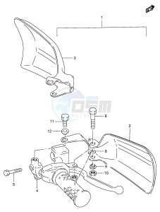 LT-F250 (E24) drawing KNUCKLE COVER (OPTIONAL)