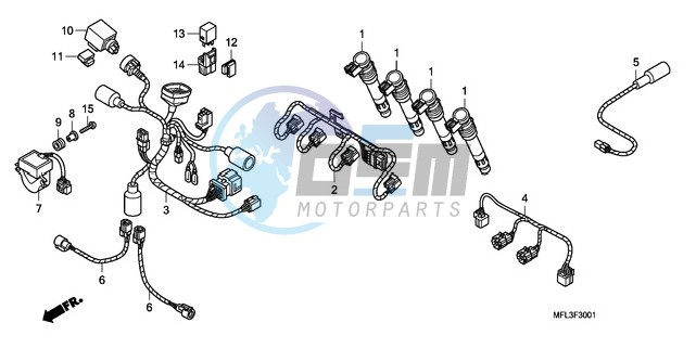 SUB HARNESS (CBR1000RR)