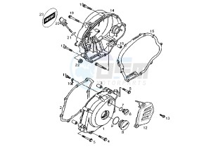 SENDA SM EURO2 - 125 cc drawing CRANKCASE COVER