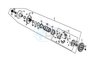 MIO 50I 45KMH (L8) EU EURO4 drawing CLUTCH