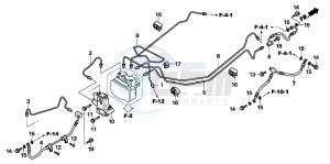 NT700VA drawing BRAKE LINES/PCV. (ABS)