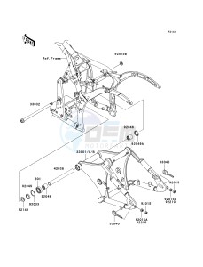 VN 900 B [VULCAN 900 CLASSIC] (6F-9F) B6F drawing SWINGARM