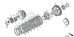 VTR2509 Australia - (U / MK) drawing CLUTCH