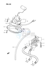 GSX1100 (E2) drawing FUEL COCK