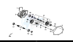 GTS 300I ABS (LN30W9-EU) (L7-M0) drawing MISSION CASE COMP / GTS 300I ABS (LN30W9-EU) (L7-M0)