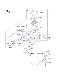 VN 1600 A [VULCAN 1600 CLASSIC] (A6F-A8FA) A8F drawing CLUTCH MASTER CYLINDER