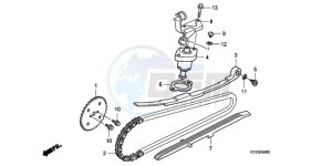 PES125R9 France - (F / CMF STC 2F) drawing CAM CHAIN/TENSIONER