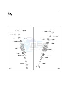 Z750 ZR750LCF UF (UK FA) XX (EU ME A(FRICA) drawing Valve(s)