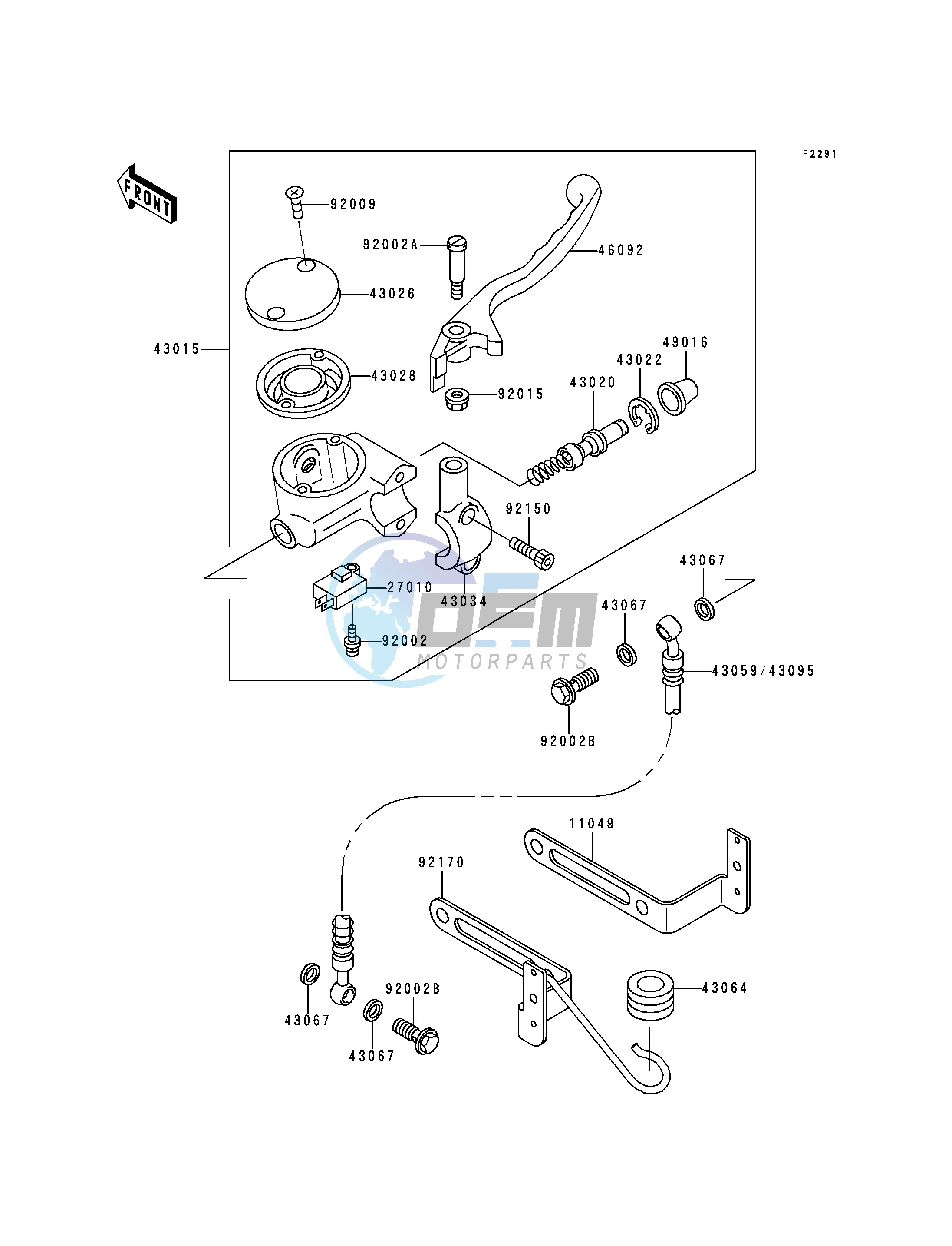 FRONT MASTER CYLINDER