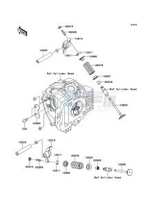 KLX110 KLX110A6F EU drawing Valve(s)