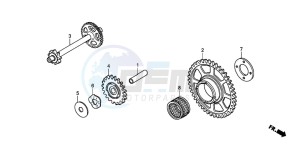 CBF600SA drawing STARTING CLUTCH (CBF600S8/SA8/N8/NA8)