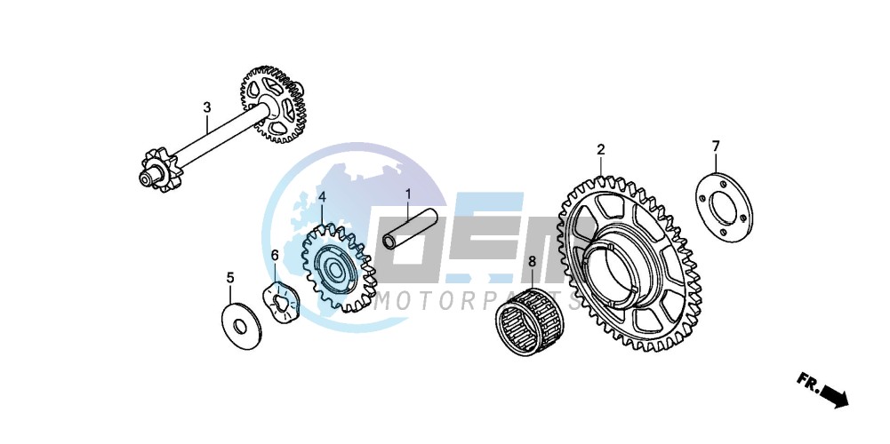 STARTING CLUTCH (CBF600S8/SA8/N8/NA8)