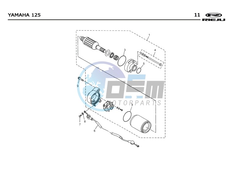 START ENGINE  Yamaha 125 4t Euro 2