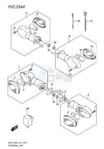 GSX-S1000F ABS EU drawing TURNSIGNAL LAMP