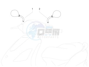 Fly 50 4t 4v drawing Mirrors