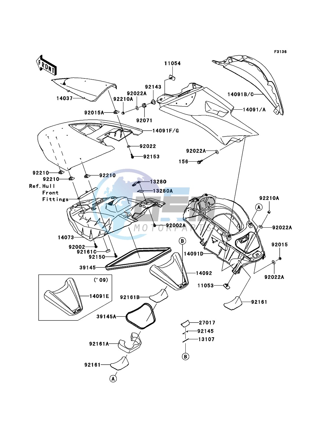 Hull Middle Fittings