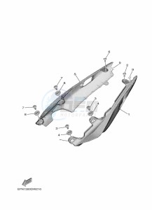 MT-09 SP MTN890D (BAM7) drawing SIDE COVER