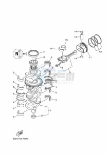 F150GETL drawing CRANKSHAFT--PISTON