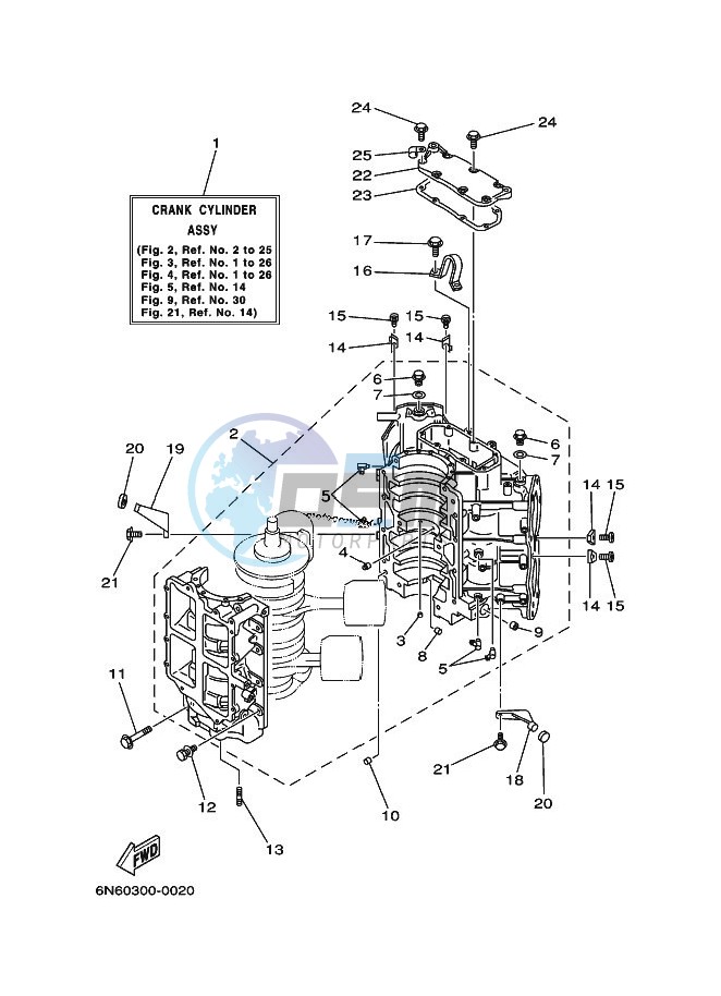 CYLINDER--CRANKCASE