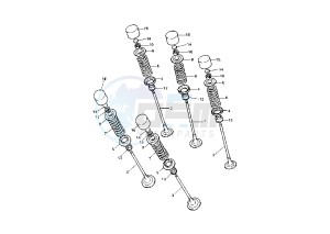 YZF R1 1000 drawing VALVE