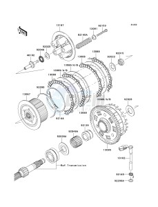 ZR 1000 B [Z1000] (7F-8F) B7F drawing CLUTCH