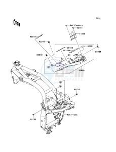 Z750 ZR750LCF UF (UK FA) XX (EU ME A(FRICA) drawing Battery Case